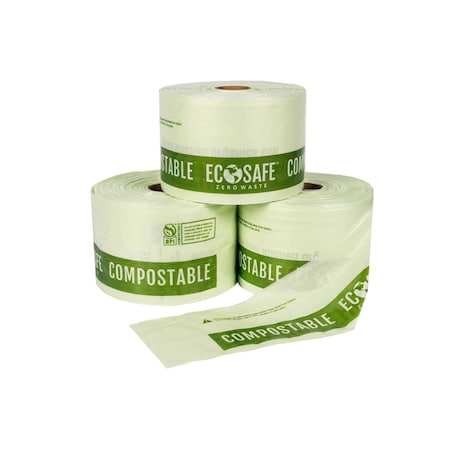 Ecosafe Compostable Produce/Bulk Bag Large -Star Seal, 1100Pk PCK1619-6